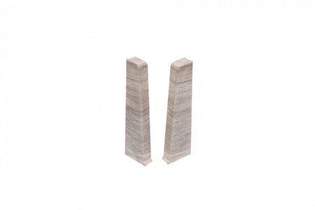 Zaślepki para do listwy przypodłogowej Hi Line 23,4x75mm 1kpl=2szt(L+P) Cezar Dąb Hokaido Matowe