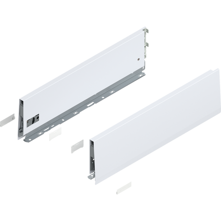 Bok MERIVOBOX, wysokość K (129 mm), dł.=450 mm, lewy/prawy