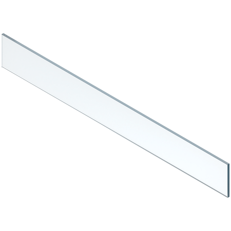LEGRABOX element dekoracyjny - przód, wysokość C (138 mm), szer. korpusu KB=1200 mm (18/19 mm), Szkło, do LEGRABOX pure/free