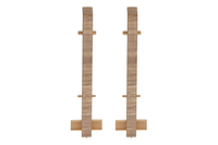 Łącznik listwy do listwy przypodłogowej MASTERLINE 13x80mm 1kpl=2szt Cezar Umbra Matowe