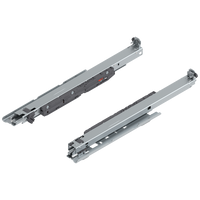 MOVENTO Zint. BLUMOTION / odpowiedni do TOB / odpowiedni do SERVO-DRIVE, pełny wysuw, prowadnica, 40 kg, dł.=450 mm, wymaga sprzęgła, montaż do dna, lewa/prawa