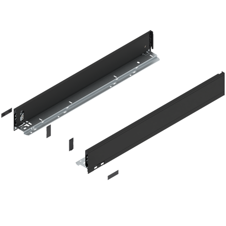 Bok LEGRABOX, wysokość M (90.5 mm), dł.=650 mm, lewy/prawy, do LEGRABOX pure