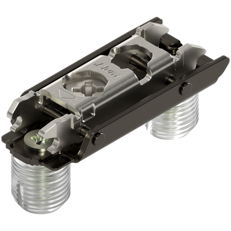 CLIP prowadnik, prosty, 0 mm, Stal, RW: mimośród