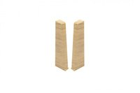 Zaślepki para do listwy przypodłogowej Hi Line 23,4x75mm 1kpl=2szt(L+P) Cezar Dąb Pinia Jasna Matowe