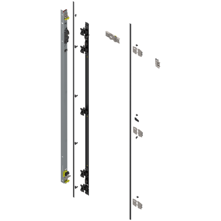 REVEGO duo, Listwa synchronizacyjna zawiasów Zestaw, do Wysokość kieszeni 2407–2556 mm, l.