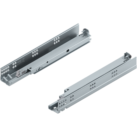 TANDEM Zintegrowany BLUMOTION Pełny wysuw, Prowadnica, 30 kg, dł.=350 mm, do Grubość płyty 17-19 mm, wymaga sprzęgła, lewa/prawa