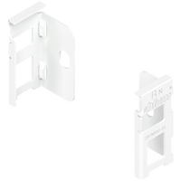Uchwyt drewnianej ścianki tylnej LEGRABOX, wys. N (80 mm), prawy+lewy