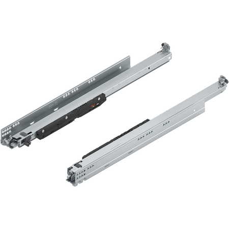 MOVENTO Zint. BLUMOTION / odpowiedni do TOB / odpowiedni do SERVO-DRIVE, pełny wysuw, prowadnica, 70 kg, dł.=600 mm, wymaga sprzęgła, lewa/prawa