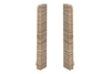Zaślepki para do listwy przypodłogowej MASTERLINE 13x80mm 1kpl=2szt(L+P) Cezar Copper wood Matowe