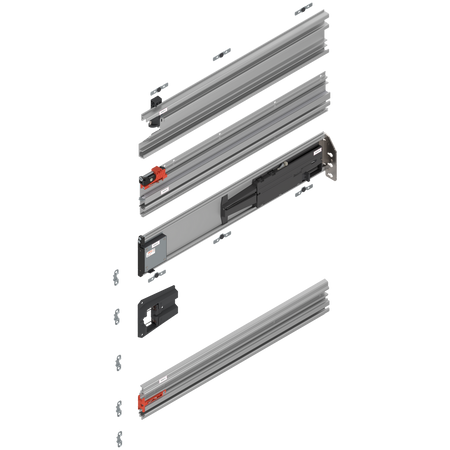 REVEGO duo, Prowadnica kieszeniowa Zestaw, dł.=750 mm, p.