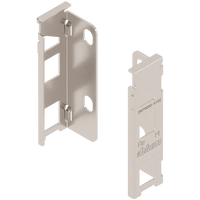 Uchwyt drewnianej ścianki tylnej LEGRABOX, wys. M (106 mm), prawy+lewy