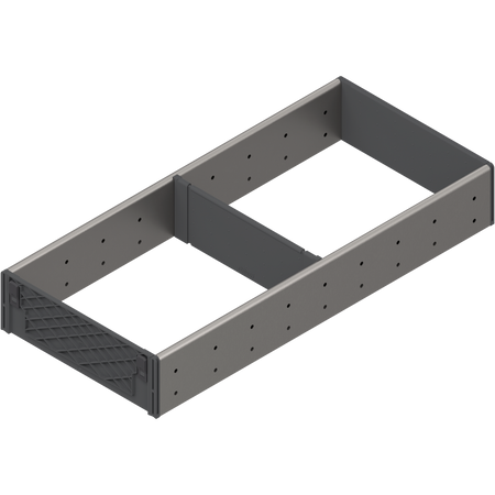 ORGA-LINE wkład z przegródkami (częściowe wypełnienie), do szuflady standardowej TANDEMBOX, dł. NL=450 mm, szer. korpusu KB=350 mm, szer.=194 mm