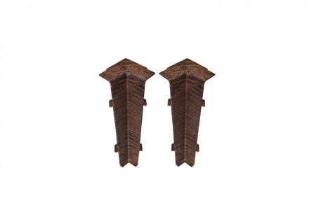 Narożnik wewn. do listwy przypodłogowej Hi Line 23,4x75mm 1kpl=2szt Cezar Hikory Matowe