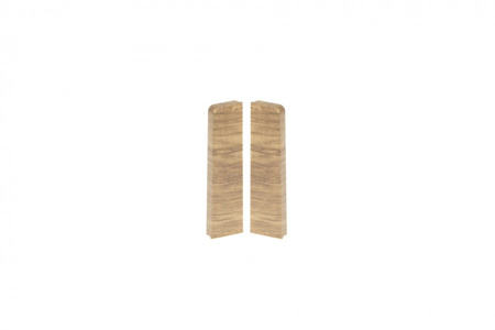 Zaślepki para do listwy przypodłogowej MASTERLINE 15x60mm 1kpl=2szt(L+P) Cezar Napoli Matowe