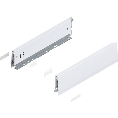 Bok MERIVOBOX, wysokość M (91 mm), dł.=350 mm, lewy/prawy