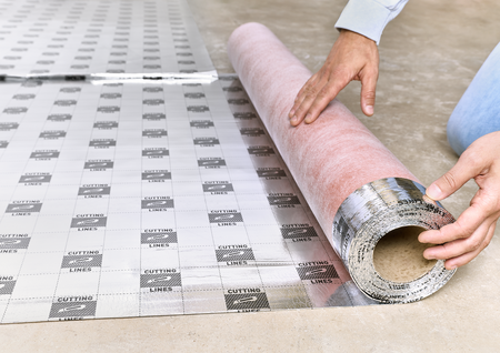 PODKŁAD POD PANELE MULTIPROTEC 1000 CZERWONY + FOLIA ALU GR. 1,5 MM 8,00M2 KL.1