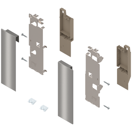 Mocowanie frontu LEGRABOX , wys. C, do szuflady wewnętrznej z relingiem, lewe/prawe, do LEGRABOX free