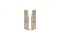 Zaślepki para do listwy przypodłogowej Hi Line 23,4x75mm 1kpl=2szt(L+P) Cezar Dąb Liguria Matowe