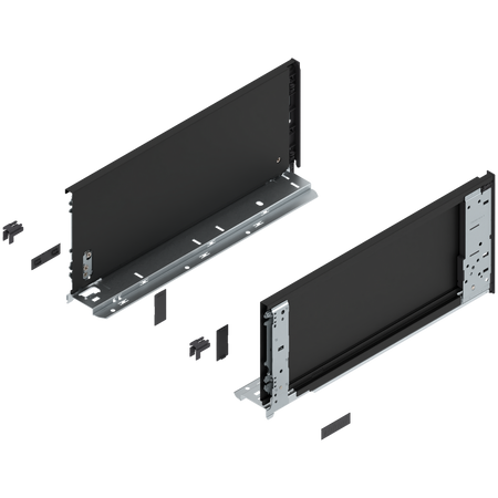 Bok szuflady LEGRABOX (za korpusem), wysokość C (177 mm), dł.=400 mm, lewy/prawy, do LEGRABOX pure