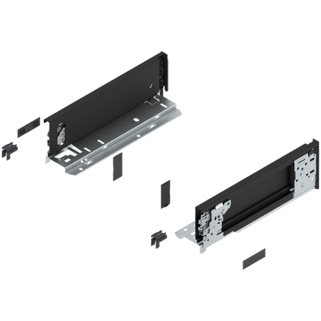 Bok LEGRABOX (za korpusem), wysokość M (90.5 mm), dł.=270 mm, lewy/prawy, do LEGRABOX pure