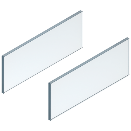 LEGRABOX element dekoracyjny - bok, wysokość C (138 mm), dł.=450 mm, Szkło, 2 szt. w kpl. , do LEGRABOX free