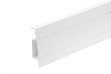 Listwa przypodłogowa PVC Hi Line 23,4x75mm listwa Cezar Biały RAL9003 Matowe 2,50m