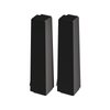 Narożnik zewn. do listwy przypodłogowej MASTERLINE 13x80mm 1kpl=2szt Cezar Czarny RAL9005 Matowe