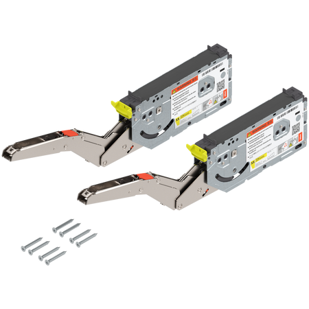 Front uchylny AVENTOS HK top, siłownik (zestaw), współczynnik mocy=930-2800 (przy 2 sztukach), na wkręty, odpowiedni do SERVO-DRIVE