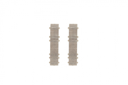 Łącznik listwy do listwy przypodłogowej Hi Line 23,4x75mm 1kpl=2szt Cezar Hikora Disco Matowe