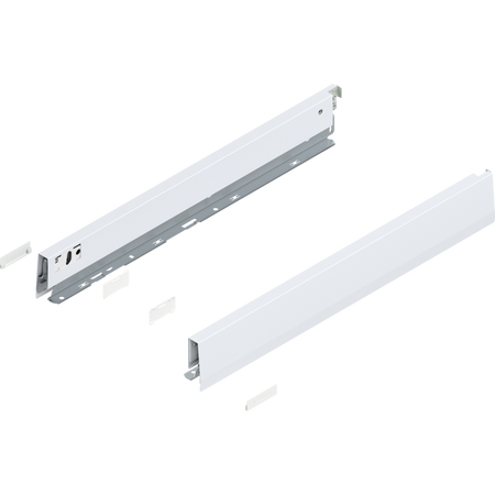 Bok MERIVOBOX, wysokość N (68.5 mm), dł.=500 mm, lewy/prawy