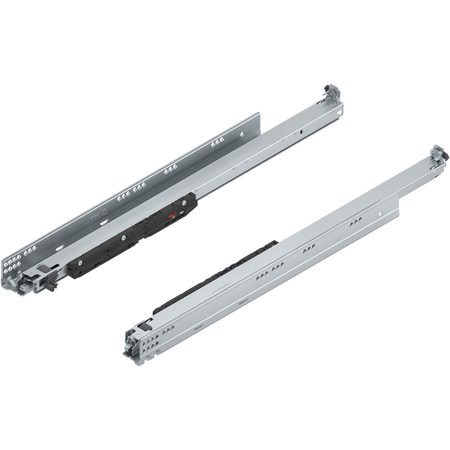 MOVENTO Zint. BLUMOTION / odpowiedni do TOB / odpowiedni do SERVO-DRIVE, pełny wysuw, prowadnica, 70 kg, dł.=650 mm, wymaga sprzęgła, lewa/prawa