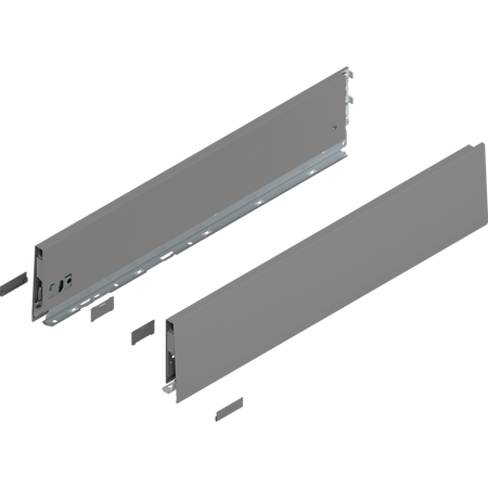 Bok MERIVOBOX, wysokość K (129 mm), dł.=600 mm, lewy/prawy