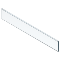 LEGRABOX element dekoracyjny - przód, wysokość C (70 mm), szer. korpusu KB=600 mm (15/16 mm), Szkło, do LEGRABOX pure/free