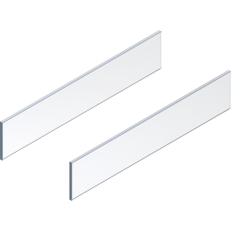 MERIVOBOX element dekoracyjny - bok, wysokość E (95 mm), dł.=550 mm, Szkło, 2 szt. w kpl.