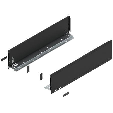 Bok szuflady LEGRABOX, wysokość K (128.5 mm), dł.=500 mm, lewy/prawy, do LEGRABOX pure