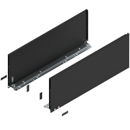 Bok szuflady LEGRABOX, wysokość F (241 mm), dł.=650 mm, lewy/prawy, do LEGRABOX pure