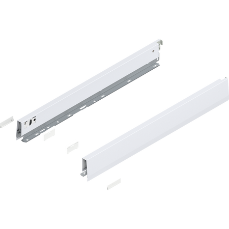 Bok MERIVOBOX, wysokość N (68.5 mm), dł.=550 mm, lewy/prawy