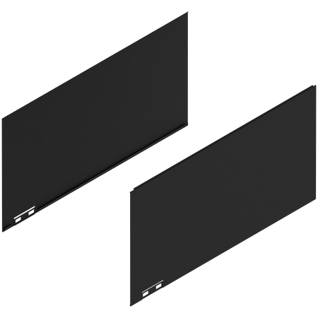 LEGRABOX Element dekoracyjny, wysokość F (241 mm), dł.=450 mm, prawy+lewy
