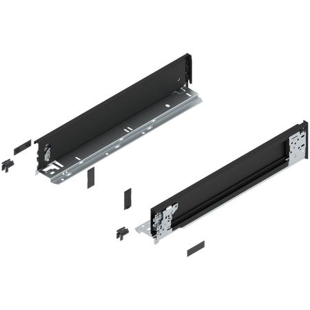 Bok LEGRABOX (za korpusem), wysokość M (90.5 mm), dł.=450 mm, lewy/prawy, do LEGRABOX pure