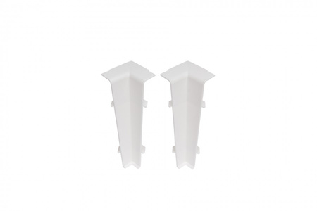 Narożnik wewn. do listwy przypodłogowej Hi Line 23,4x75mm 1kpl=2szt Cezar Biały RAL9003 Matowe