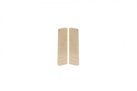 Zaślepki para do listwy przypodłogowej MASTERLINE 15x60mm 1kpl=2szt(L+P) Cezar Crotone Matowe