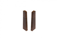 Zaślepki para do listwy przypodłogowej Hi Line 23,4x75mm 1kpl=2szt(L+P) Cezar Hikory Matowe