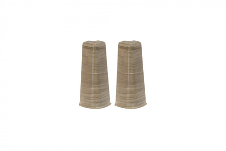 Narożnik zewn. do listwy przypodłogowej Hi Line 23,4x75mm 1kpl=2szt Cezar Marsylia Matowe