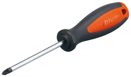 Śrubokręt, Bit krzyżakowy PZ, wielkość 2, Długość całkowita (z łbem)=210 mm