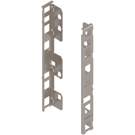 Uchwyt drewnianej ścianki tylnej LEGRABOX, wys. C (193 mm), prawy+lewy