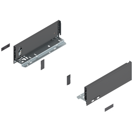 Bok LEGRABOX, wysokość M (90.5 mm), dł.=270 mm, lewy/prawy, do LEGRABOX pure