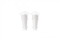 Narożnik wewn. do listwy przypodłogowej Hi Line 23,4x75mm 1kpl=2szt Cezar Biały RAL9003 Błyszczące