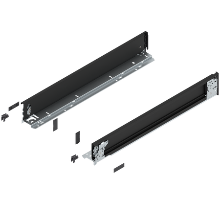 Bok LEGRABOX (za korpusem), wysokość M (90.5 mm), dł.=600 mm, lewy/prawy, do LEGRABOX pure