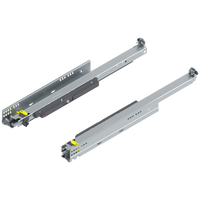 MOVENTO z TIP-ON, pełny wysuw, prowadnica, 40 kg, dł.=550 mm, wymaga sprzęgła, lewa/prawa