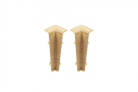 Narożnik wewn. do listwy przypodłogowej Hi Line 23,4x75mm 1kpl=2szt Cezar Dąb Pinia Jasna Matowe